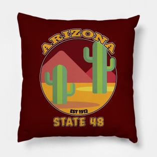 Arizona - State 48 Pillow