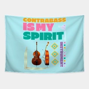 Musical instruments  are my spirit, Contra bass. Tapestry