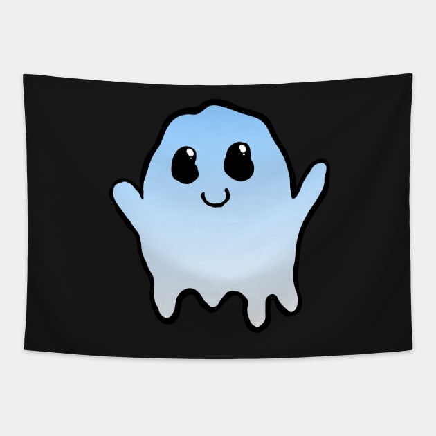 blue ghosty dude Tapestry by Tallulah-Malibu