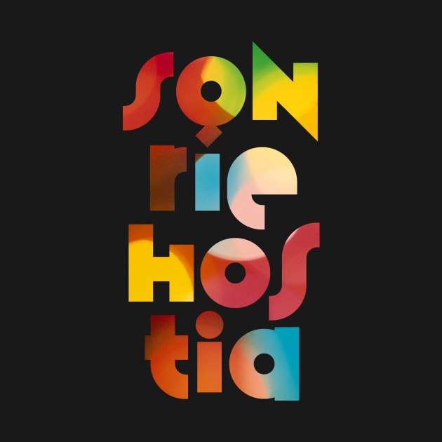 SONRIE HOSTIA (red) by Utopic Slaps