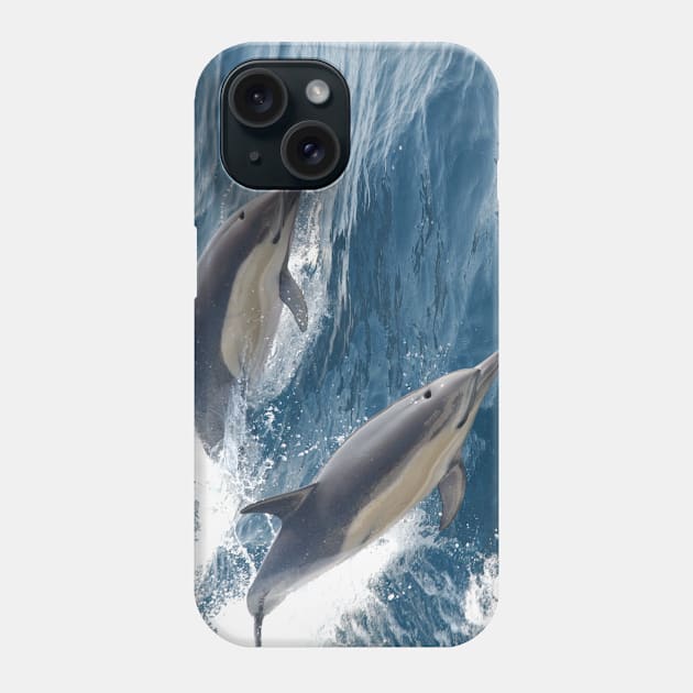 Common Dolphin Phone Case by Bravuramedia