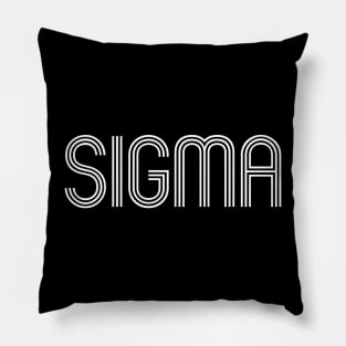 Elevate Your Style with Sigma: The Epitome of Sophistication Pillow