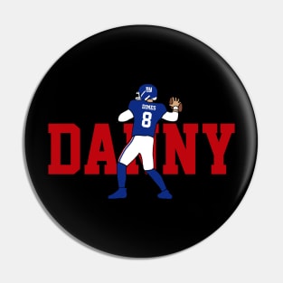 Danny DImes, New York Football design Pin