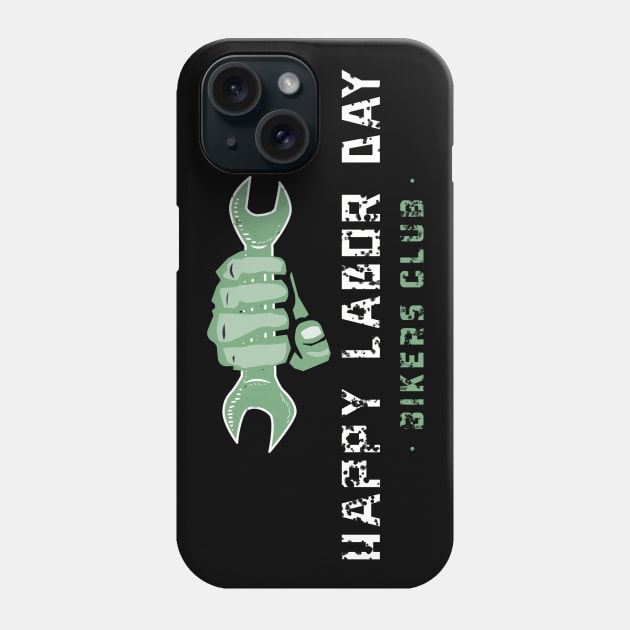 happy labor day bikers club, labor day holiday, labor day 2020, labor day for real american workers, labor day party, Phone Case by BaronBoutiquesStore