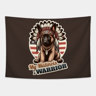 Belgian Malinois puppy indian Tapestry