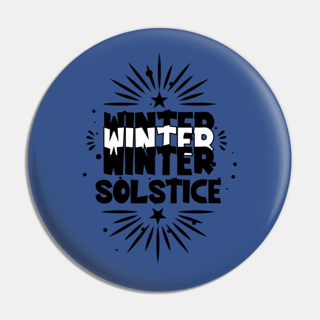 Winter Solstice December 21 Hello Winter Yuletide Pin by Lilac Beetle