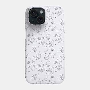 Hand Drawn Floral Pattern #4 Phone Case