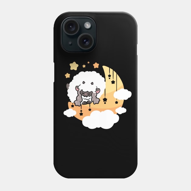 Sleepy Sheep Phone Case by mikitzune