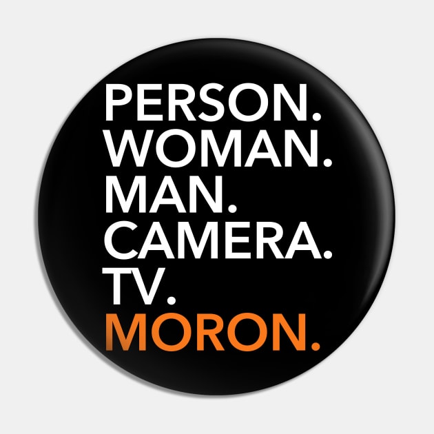 person woman man camera tv MORON (orange menace) Pin by skittlemypony