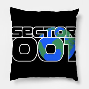 Sector 001 Earth birthday gift shirt geeks and nerds Pillow