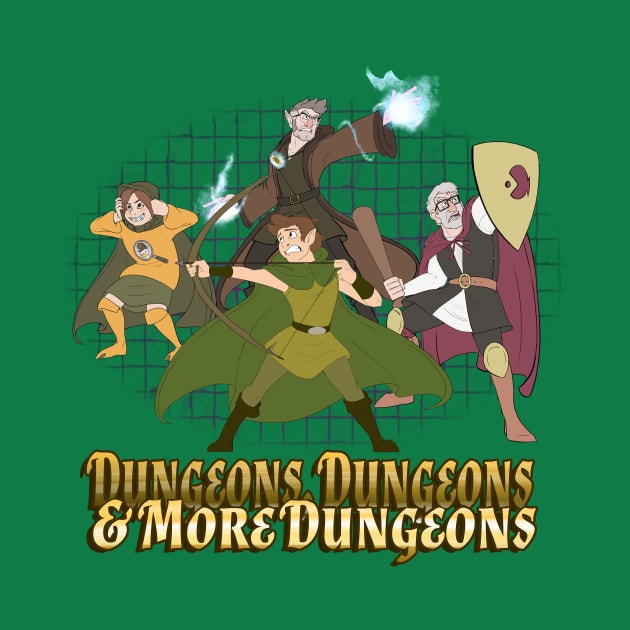 Dungeons, Dungeons and More Dungeons by ShannonSketches