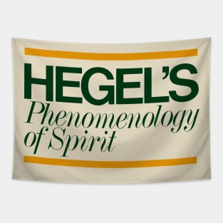 Hegels Phenomenology of Spirit - Book Cover, Aesthetic, Philosophy, Dialectics Tapestry