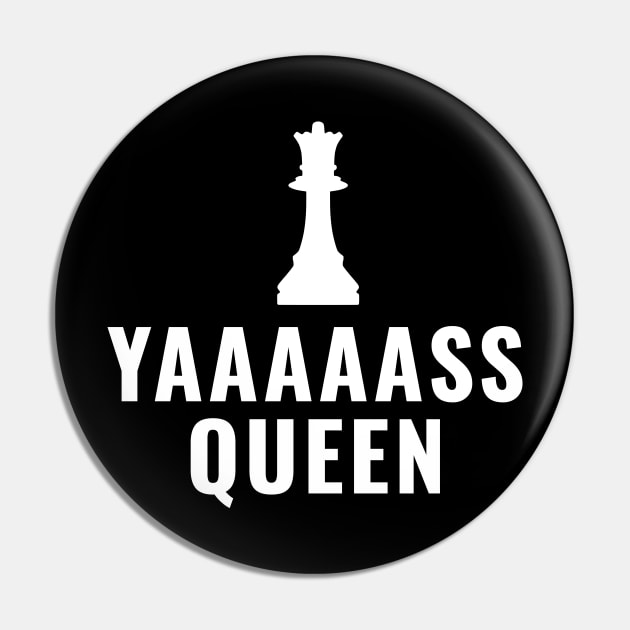 Yaas Queen Chess Pin by DnlDesigns