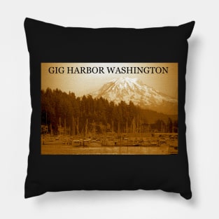 Gig Harbor Washington Pillow