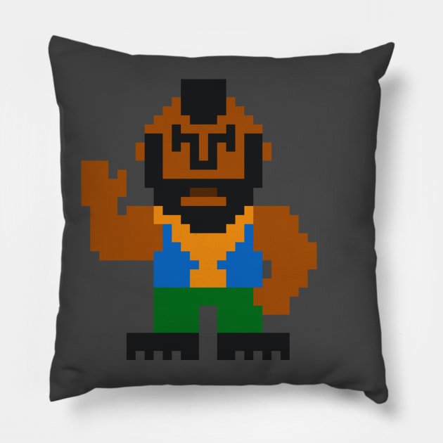 Mr 8-BIT Pillow by tomangleberger