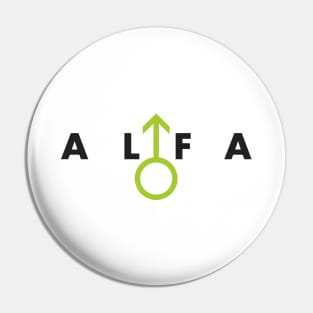 ALFA male Pin