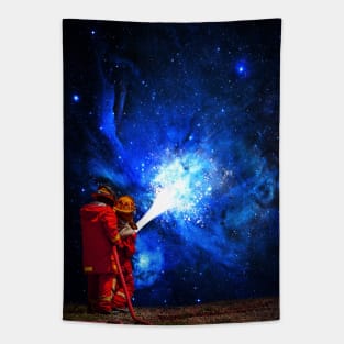 Intergalactic Firefighters Tapestry