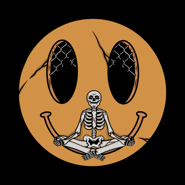 Yoga skull by gggraphicdesignnn