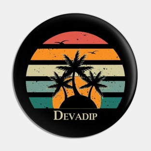 Vintage name - devadip Pin