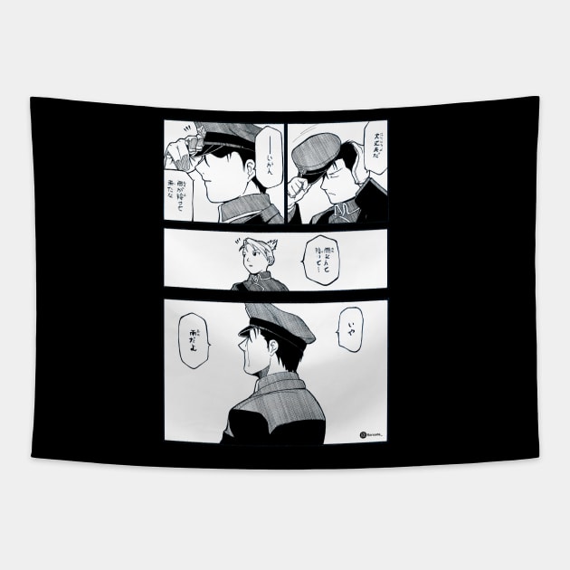 Fullmetal Alchemist Roy Mustang Tapestry by Florcorte