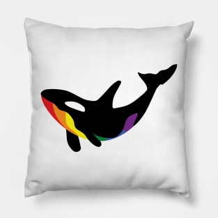 pride orca Pillow