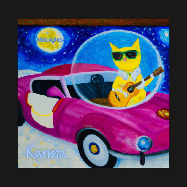 Karma is a cat Midnights by DadOfMo Designs