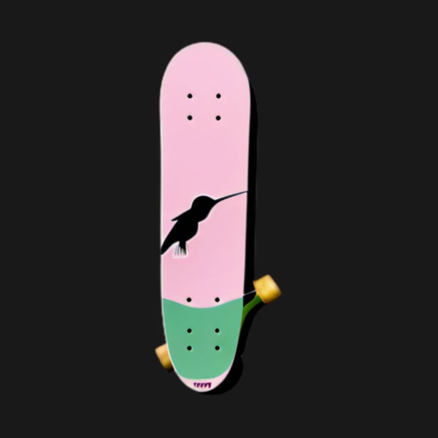 Hummingbird Skateboard by Shadowbyte91