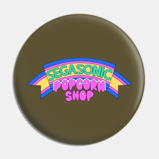SegaSonic Popcorn Shop Sticker Pin