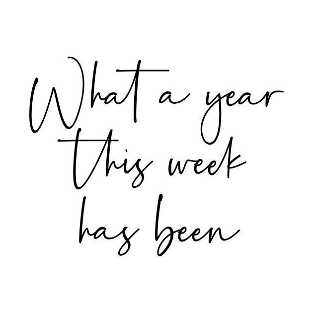 What a year this week has been by StraightDesigns