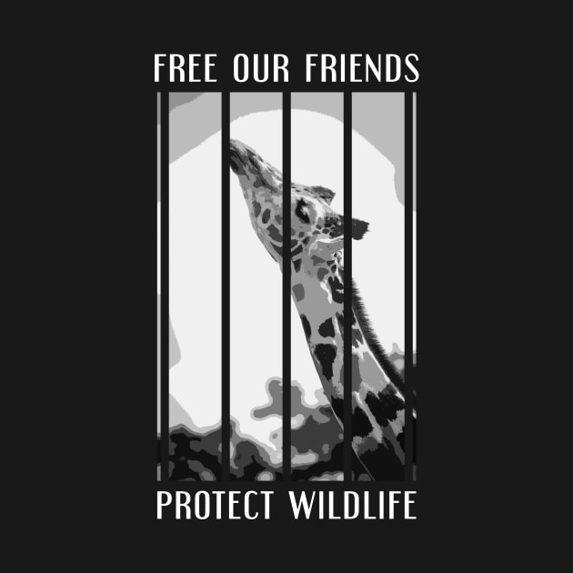 free our friends - giraffes by Protect friends