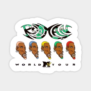 Rodman World Tour - Dennis Rodman Magnet