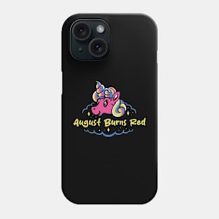 august and unicorn Phone Case