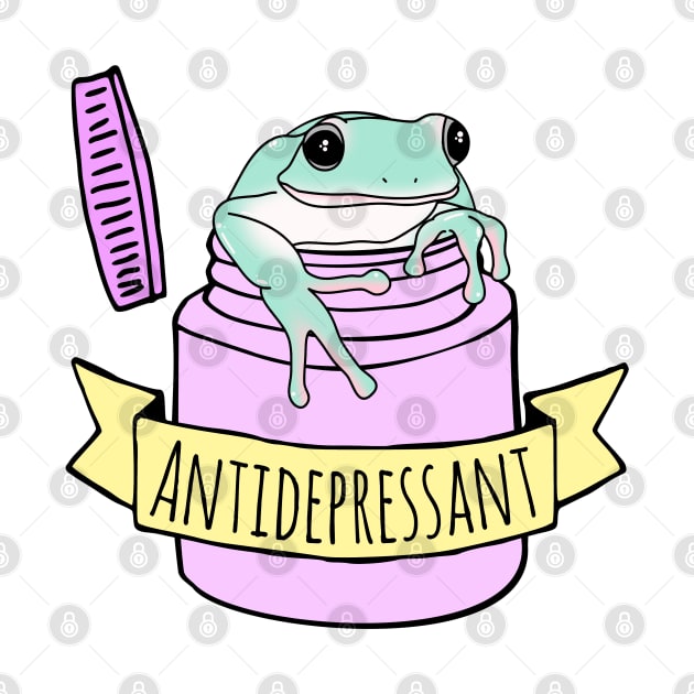 Antidepressant White Tree Frog by FandomizedRose