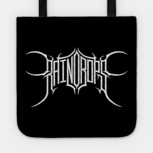 "RAINDROPS" metal logo Tote