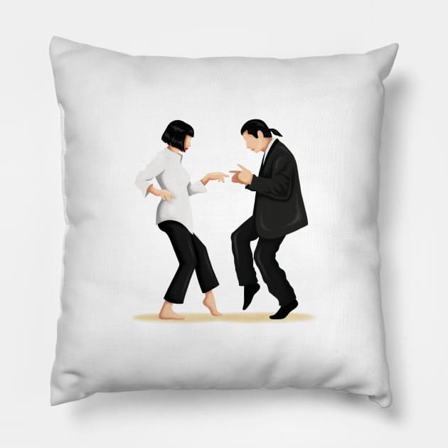 Pulp Fiction Pillow by Nour Tohme