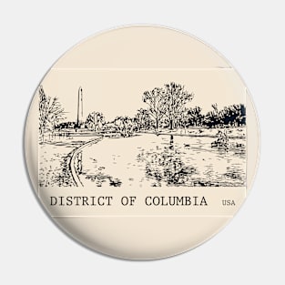 District of Columbia USA Pin