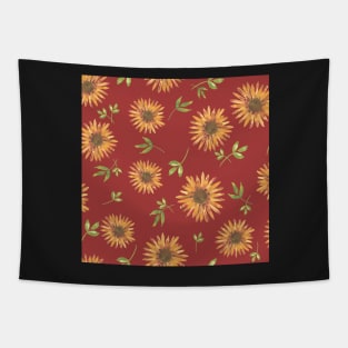 Sunflower field Tapestry