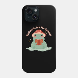 Frog Animal Reading Book Phone Case