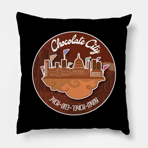 BIC Chocolate City CTF Logo Pillow by blacksincyberconference