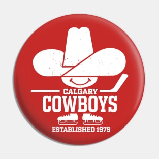 Calgary Cowboys Established 1975 Pin