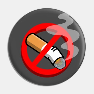 No Smoking Zone Pin