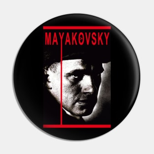 Vladimir Mayakovsky - Close-up Pin