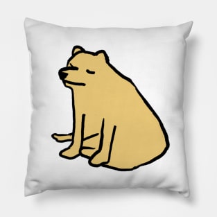 Cheems de Paint Pillow