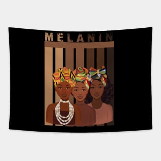 Melanin Queens Beautiful Shades Tapestry