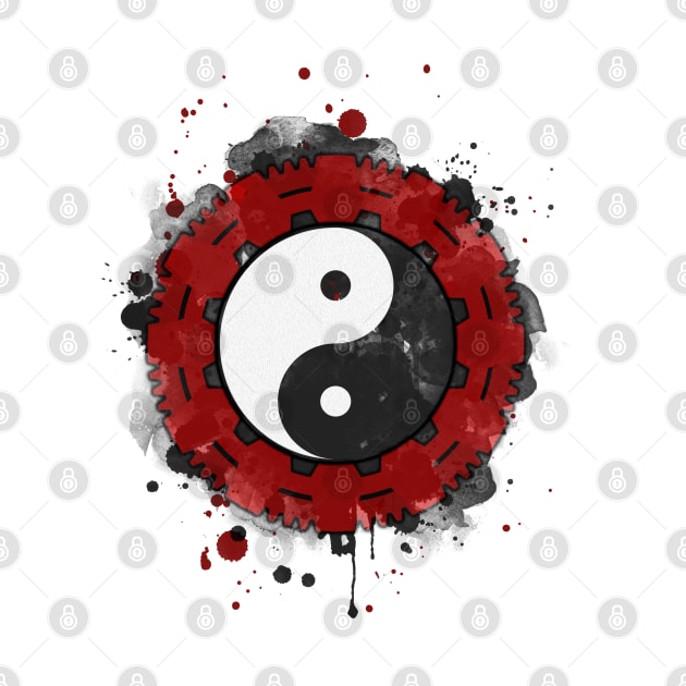 Abstract Yin and Yang by Voodoo Production