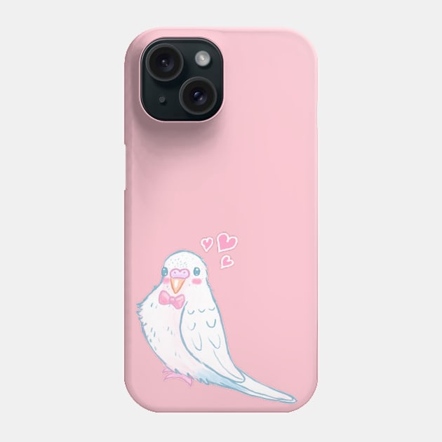 Sweet Budgie Phone Case by JessaCreation