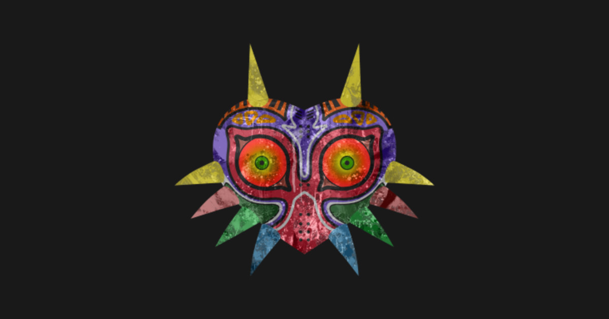 Majora S Mask Splatter Zelda T Shirt Teepublic Au
