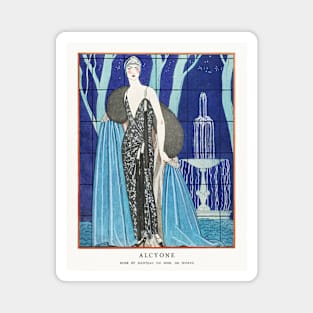 Alcyone / Robe et manteau du soir, de Worth (1923) Magnet