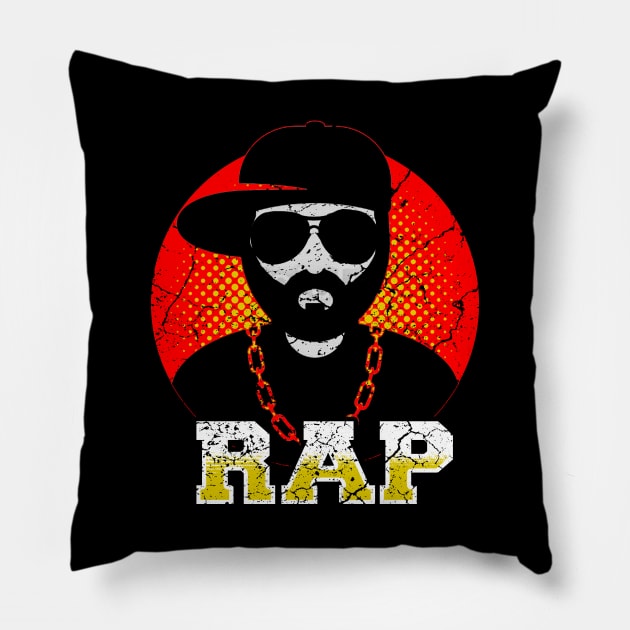 Rap Music Pillow by Mila46