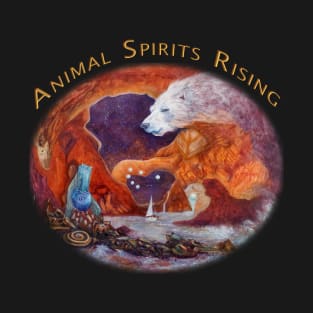 Animal Spirits Rising, White Bear, Cave Bear T-Shirt